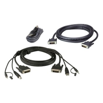 2L-7D03UDX5 - Bộ cáp kép DVI-Dd/USB/SP dài 3 mét